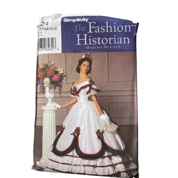 Simplicity 5724 Martha McCain Misses Gown Sewing Pattern HH Sizes 6-12 UNCUT - Picture 1 of 7
